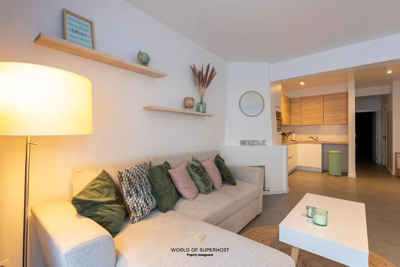 Spacious Apartment Closeby The Sea Up To 6 People! Ostend 0*,  Belgium