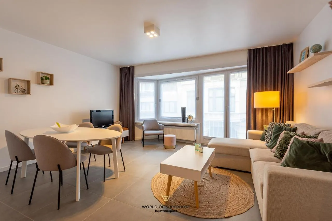 Spacious Apartment Closeby The Sea Up To 6 People! Ostend